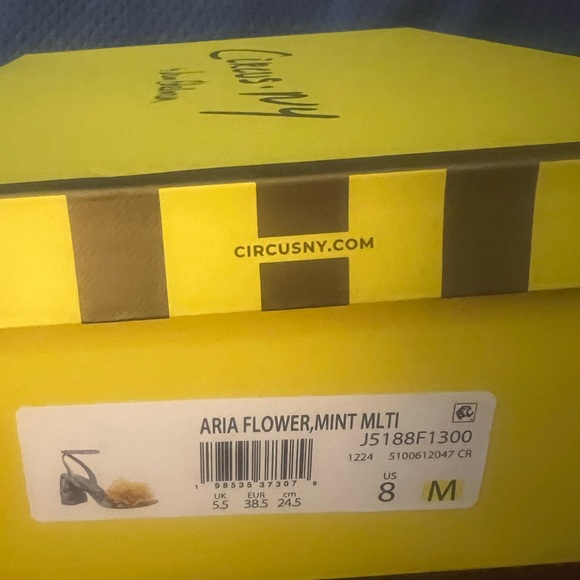 Circus by Sam Edelman Yellow and Blue Floral Heels - Picture 3 of 3